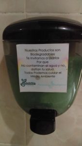 Jabón biodegradable en Ecoturixtlán